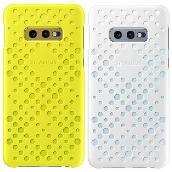 Original Pattern Cover 2-pack Samsung S10e G970 EF-XG970CWE White/Yellow