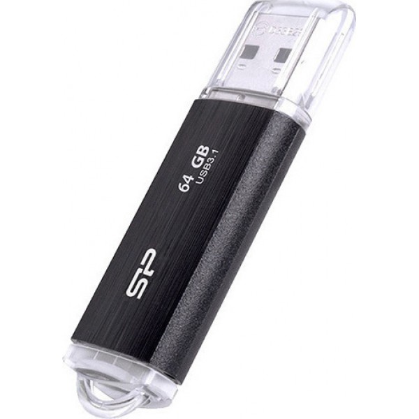 USB Flash Drive Silicon Power Blaze B02 USB 3.1 64GB Black (SP064GBUF3B02V1K)