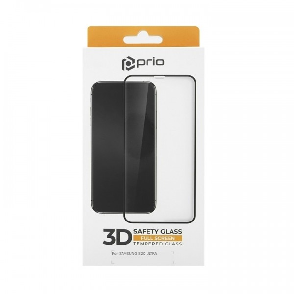 Prio 3D Tempered Glass black for Samsung S20 Ultra