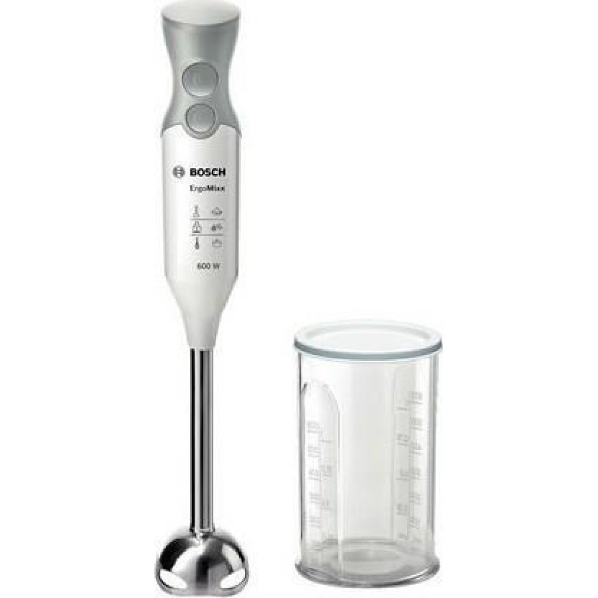 Bosch Hand Blender Set ErgoMixx MSM66110 600W White / Gray