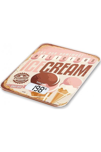 Beurer KS 19 Ψηφιακή Ζυγαριά Κουζίνας 5kg Ice Cream  ( 70402 )