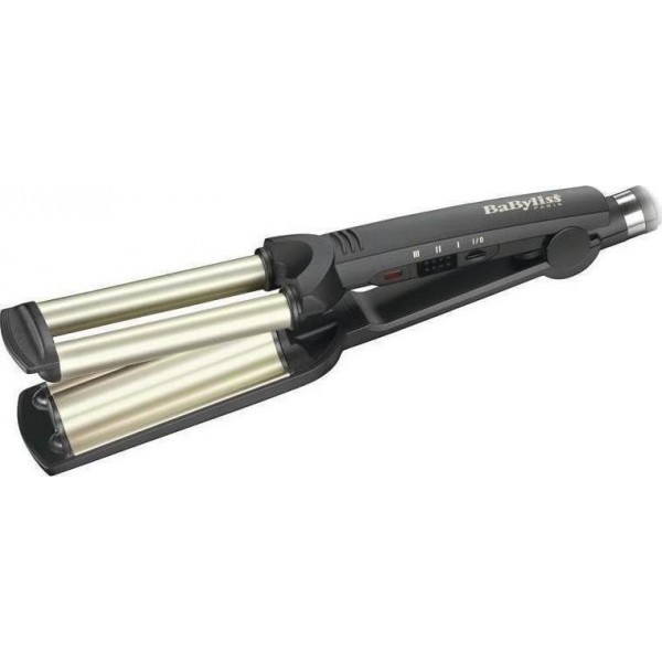 BaByliss C260E  EasyWaves Texturizing iron Warm Black, Silver  1.8 m