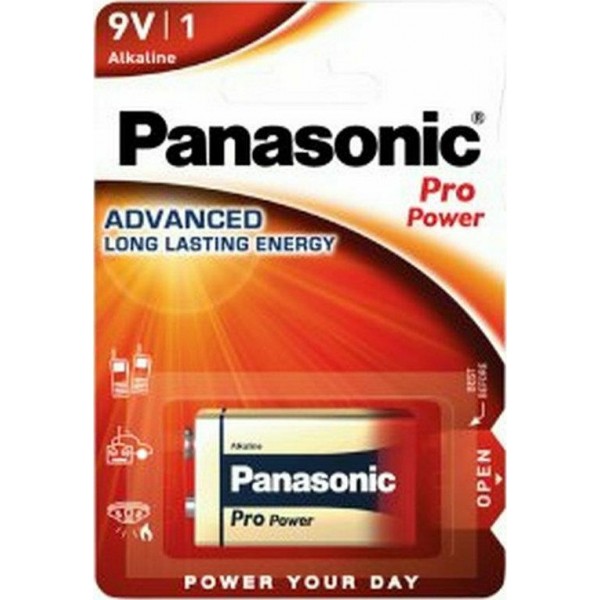 Panasonic Pro Power 6 LR 61 9V Αλκαλική μπαταρία