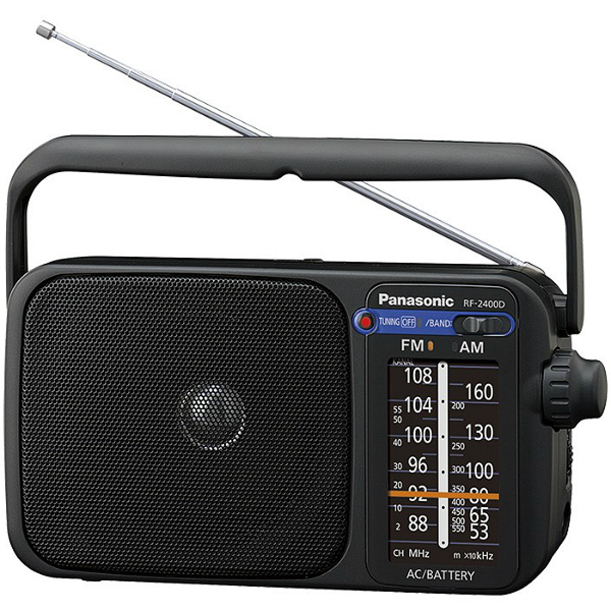 Panasonic 2-Band Reciever RF-2400D FM/AM Black