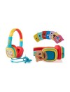 Emoji Headphones  FLIP 'N SWITCH 2.0 Yellow red ( HEM-FS2-BLUE )