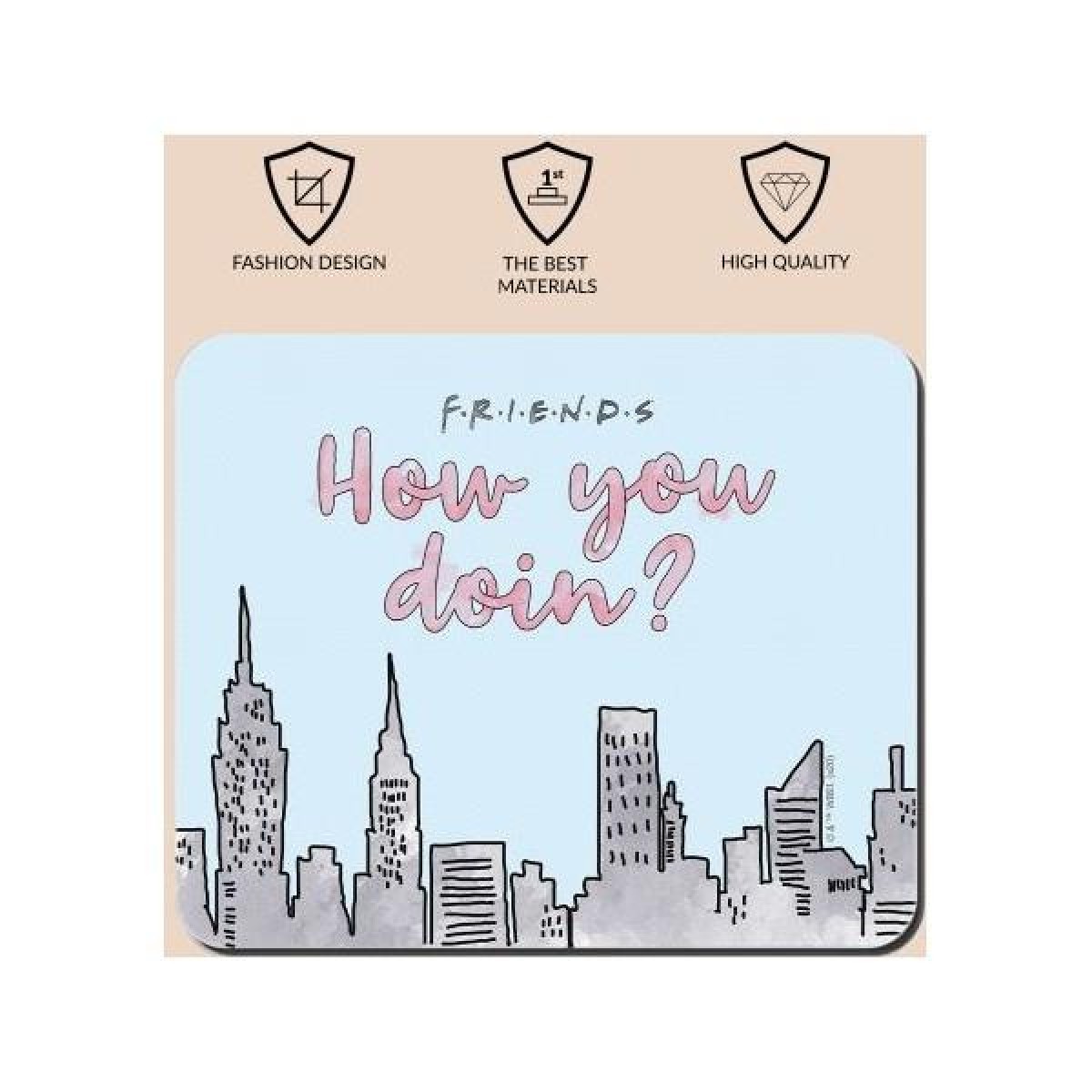 Friends® 009 Original mousepad WMPFRDS003 blue