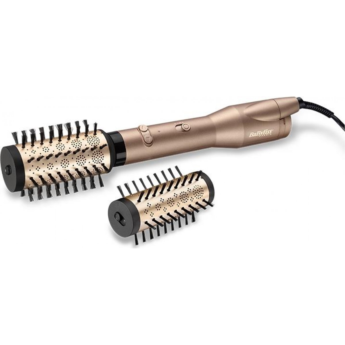 Babyliss AS952E Big Hair Dual Περιστρεφόμενη Bούρτσα Μαλλιών , Gold