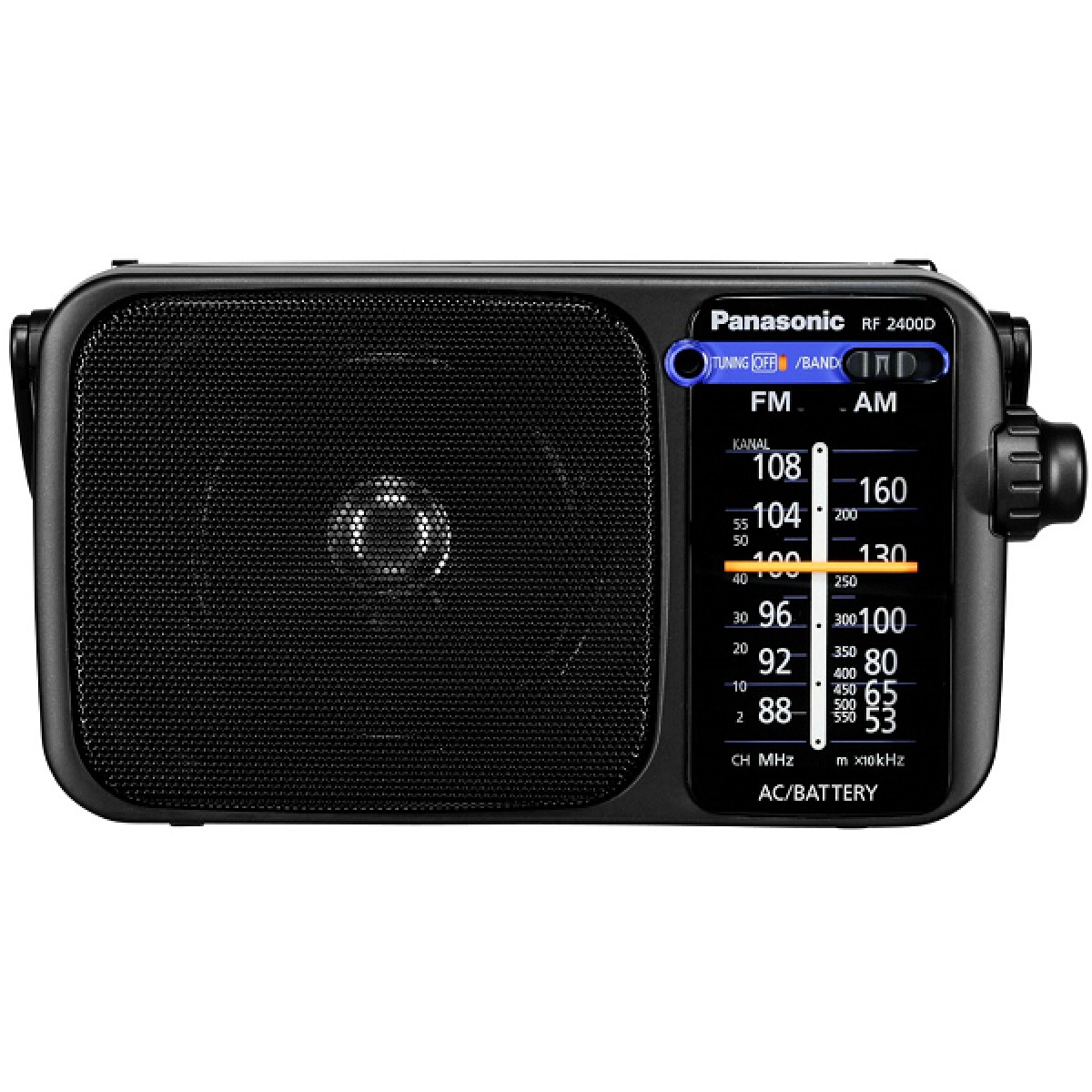 Panasonic 2-Band Reciever RF-2400D FM/AM Black