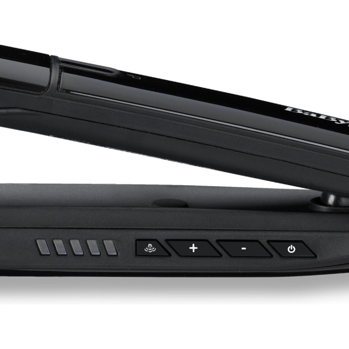 BaByliss ST496 Steam Mist Styler Straightening iron Black, Silver 2.5 m