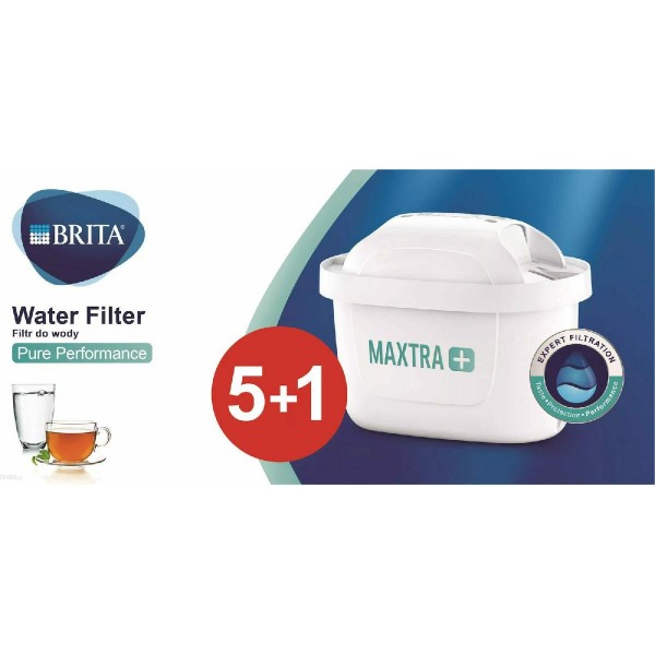 Brita Maxtra+ Plus Pure Performance Pack 6 Ανταλλακτικό Φίλτρο νερού για Κανάτα (1038694)