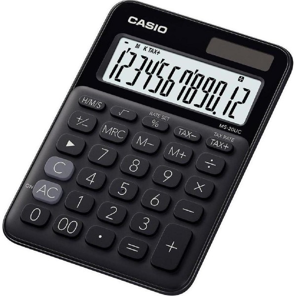 Casio MS-20UC-BK Desktop Calculator , black