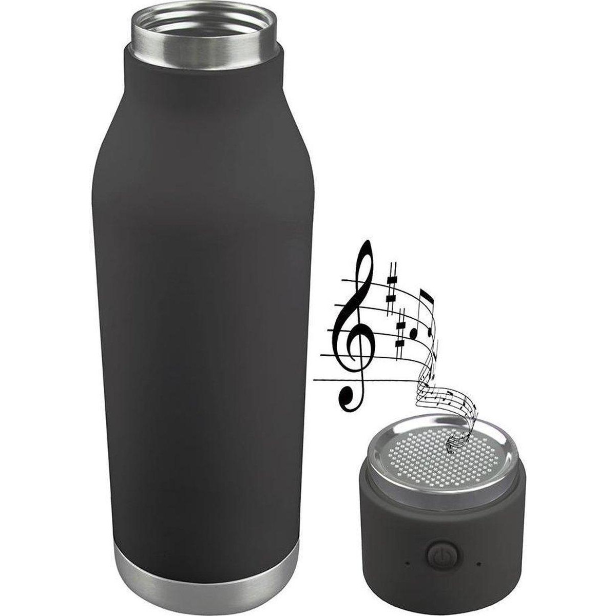 Asobu BT60 Wireless Bottle με ηχείο bluetooth  Black 500ml