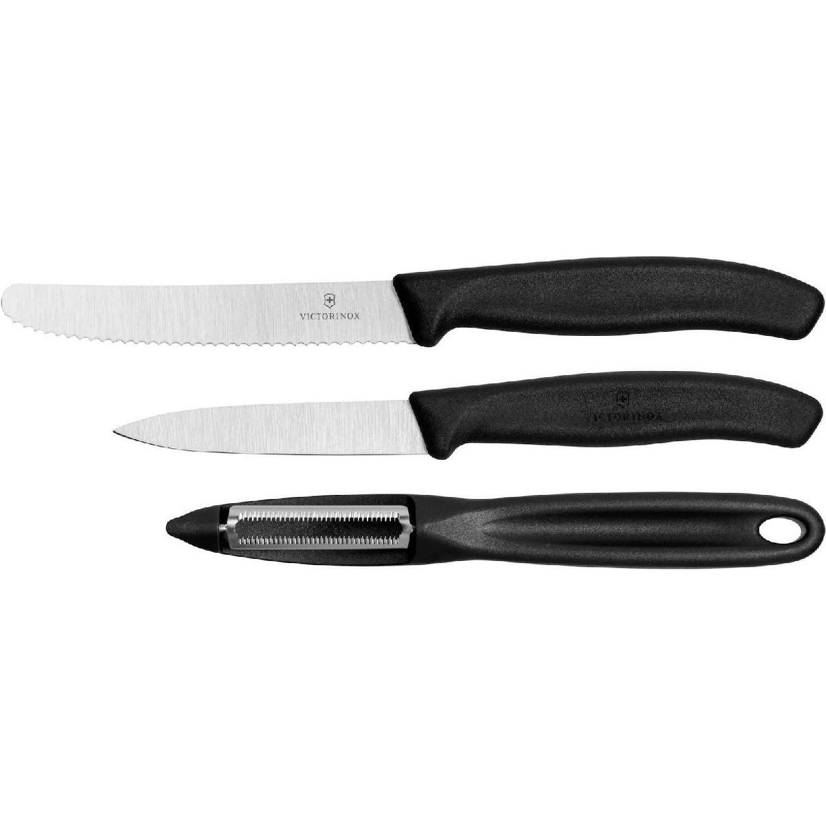 Victorinox Swiss Classic Paring Knife-Set 3 pcs black (V-6.71 13.31)