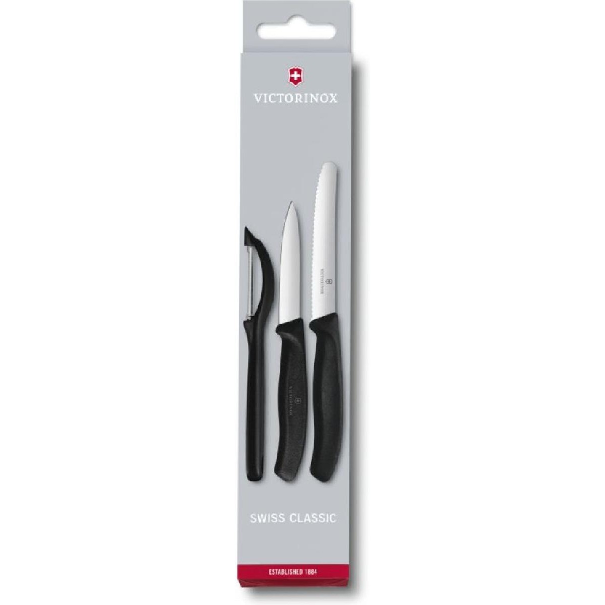 Victorinox Swiss Classic Paring Knife-Set 3 pcs black (V-6.71 13.31)