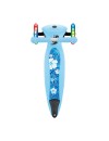 GLOBBER  Junior Foldable Fantasy Lights, Scooter blue, pastel blue flowers ( 433-200 )