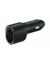 Samsung EP-L4020NBEGEU super fast car charger 1x USB-C-Port 25 Watt -1x USB-Port 15 Watt black