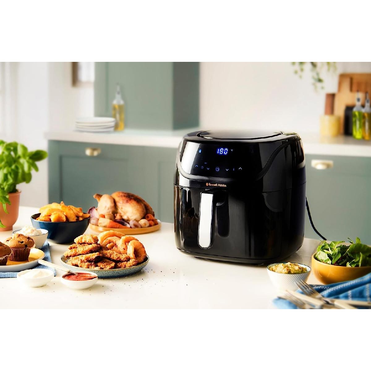 Russell Hobbs 27160-56 SatisFry Air Fryer 4lt Medium  black