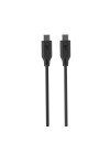 Silicon Power USB 2.0 Cable USB-C male - USB-C male Μαύρο 1m (SP1M0ASYLK15CC1K)