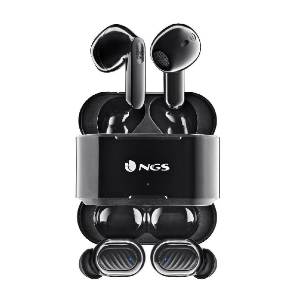 NGS Artica Duo Set of two pairs wireless headphones bluetooth 5.1. black