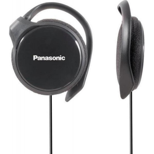 Panasonic RP-HS46E-K on-ear 3.5mm black clip-on headphones