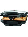 Clatronic ST 3778 Sandwich Toaster black-inox