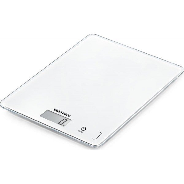 Soehnle Page Compact 300 Ψηφιακή Ζυγαριά Κουζίνας 1gr/5kg White (61501)