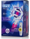 Oral-B PRO 750 3D  Pink White + Travel Case