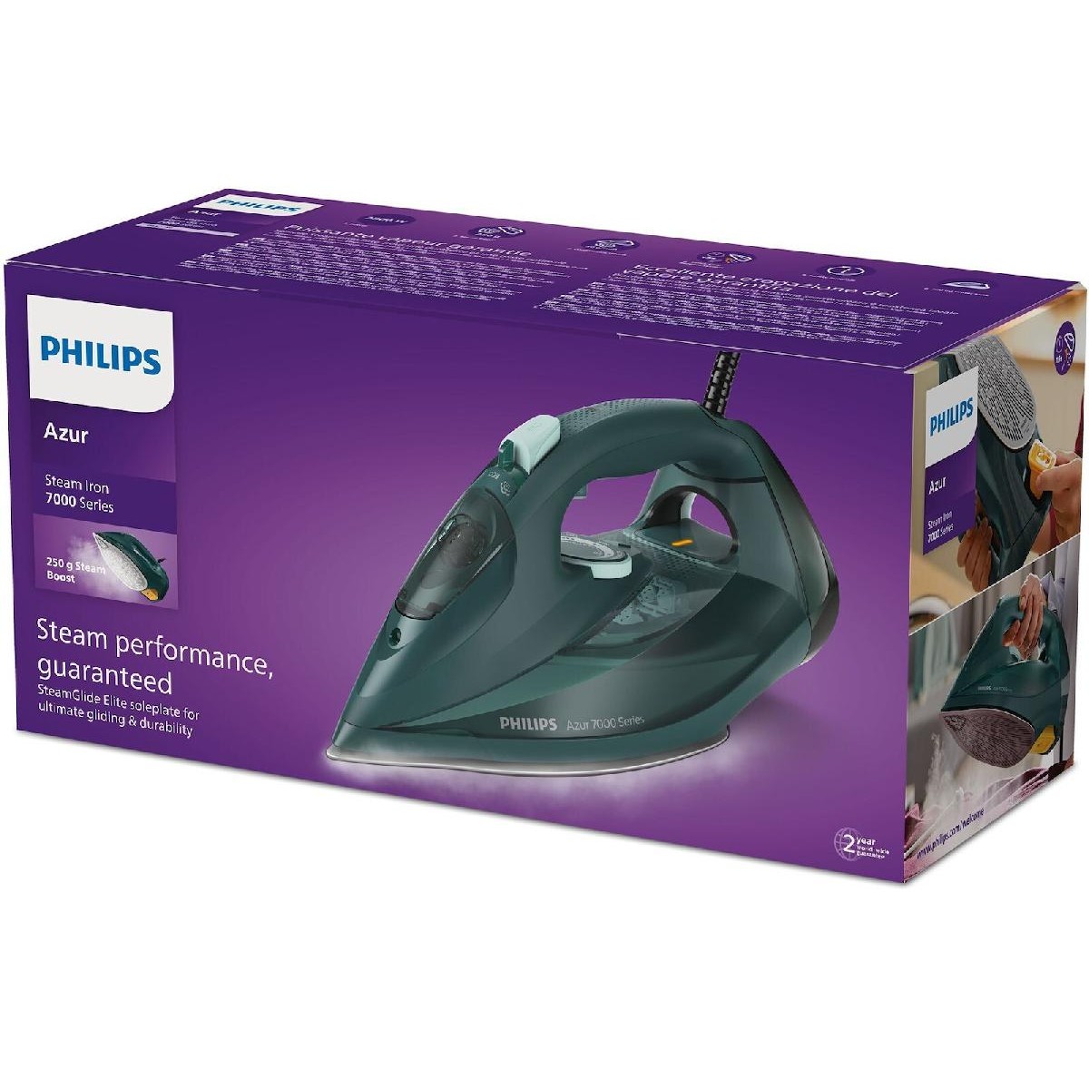 Philips DST7050/70 Steam iron 2800 watt green