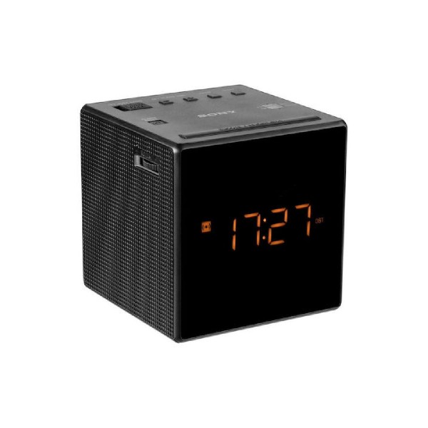 Sony ICF-C1B Ψηφιακό Ρολόι Επιτραπέζιο με Ξυπνητήρι black
