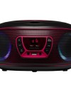 Denver TCL-212BT FM boombox with bluetooth,USB,CD player & AUX input pink