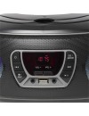 Denver TCL-212BT FM boombox with bluetooth,USB,CD player & AUX input gray