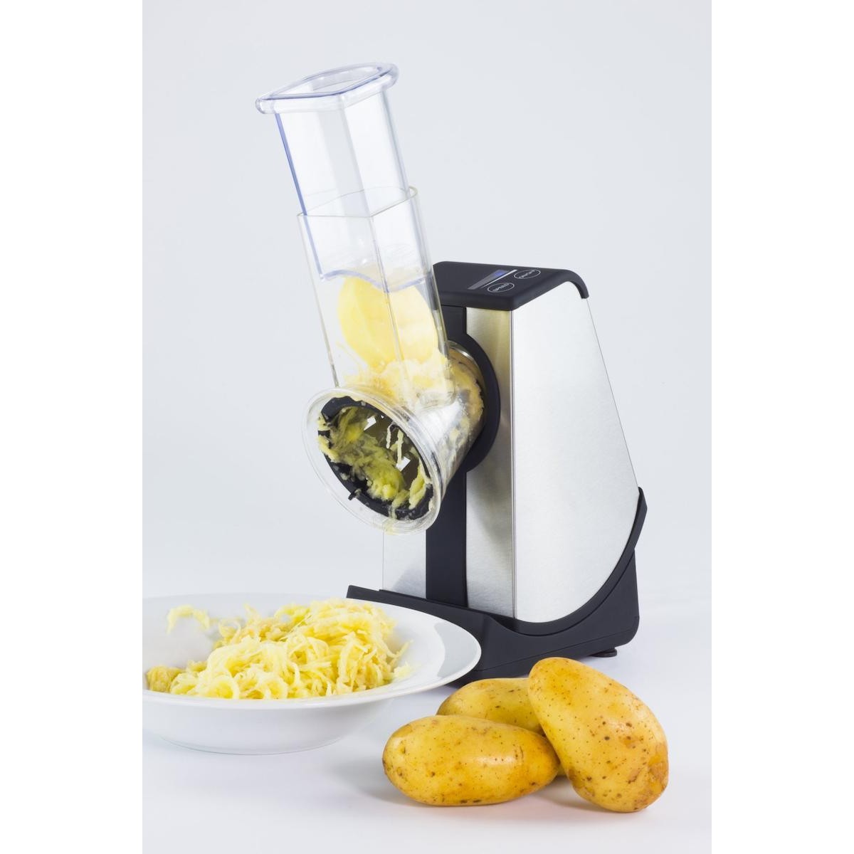 CASO CR4 Electric Multi-Grater 200 watt Stainless steel, Black (