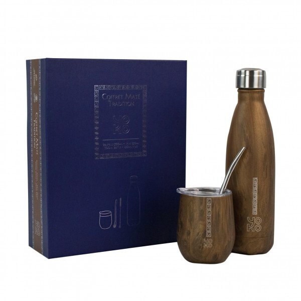 Yoko Design YD2075 Gift box Mate Tradition bottle 500 ml & mug 250 ml bpa free