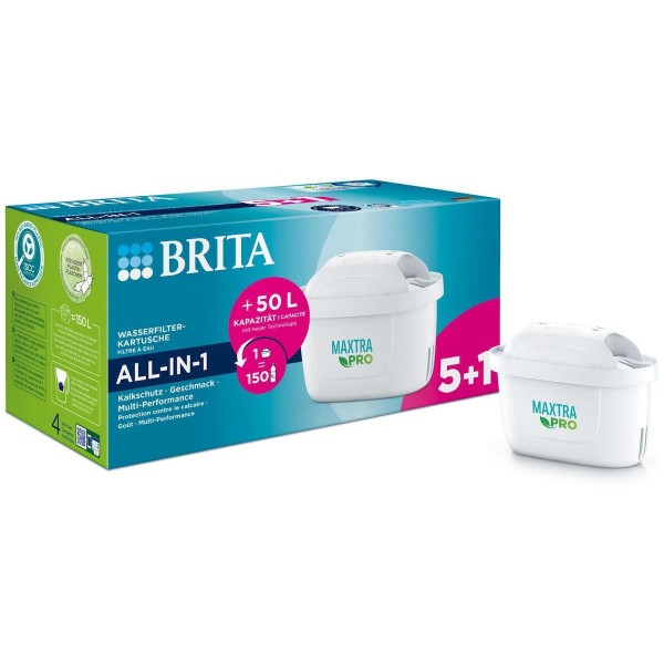 Brita MAXTRA PRO ALL-IN-1 Pack Ανταλλακτικά Φίλτρα Νερού για Κανάτα 6 τεμ. (120559)