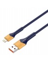 LDNIO LS801 Καλώδιο Φόρτισης Lightning σε USB 30 watt 1m, blue