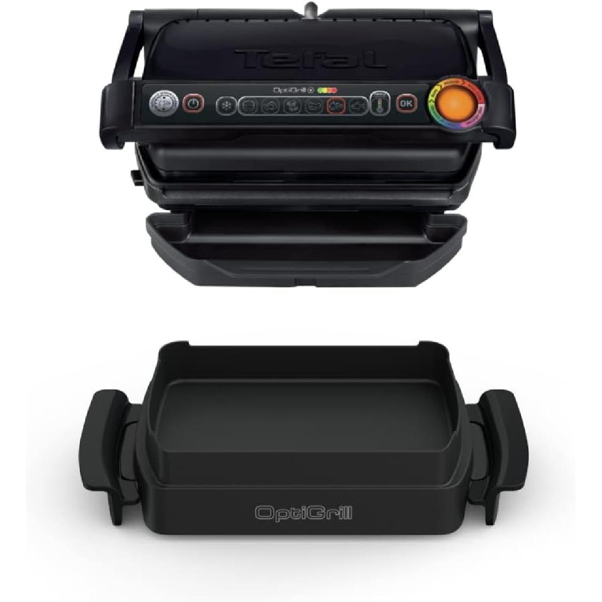 Τοστιέρα grill  Tefal OptiGrill™+  2000 watt Snacking & Baking GC7148 black