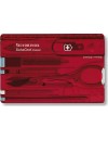 Victorinox Classic Swisscard Κάρτα Πολυεργαλείο με Θήκη red (0.7100.T)