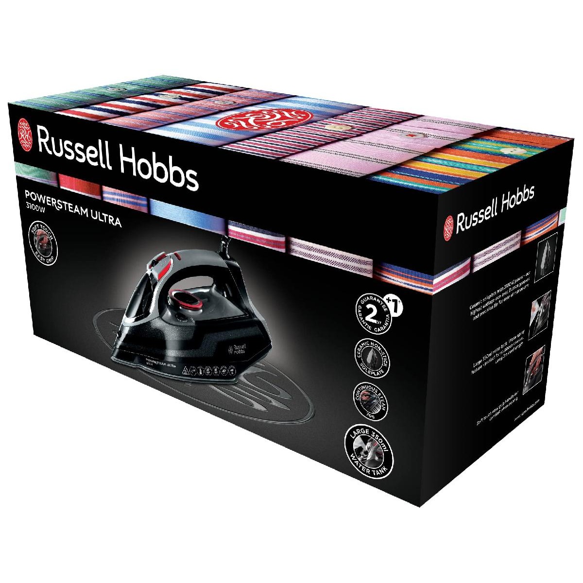 Russell Hobbs 20630-56 PowerSteam ultra  Σίδερο 3100 watt 45gr/min black
