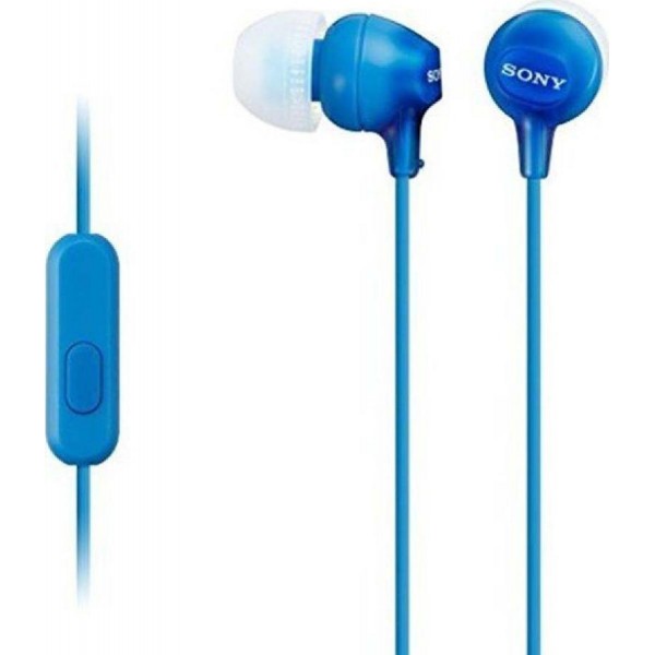 Sony MDR-EX15APL In-ear Handsfree με Βύσμα 3.5mm blue