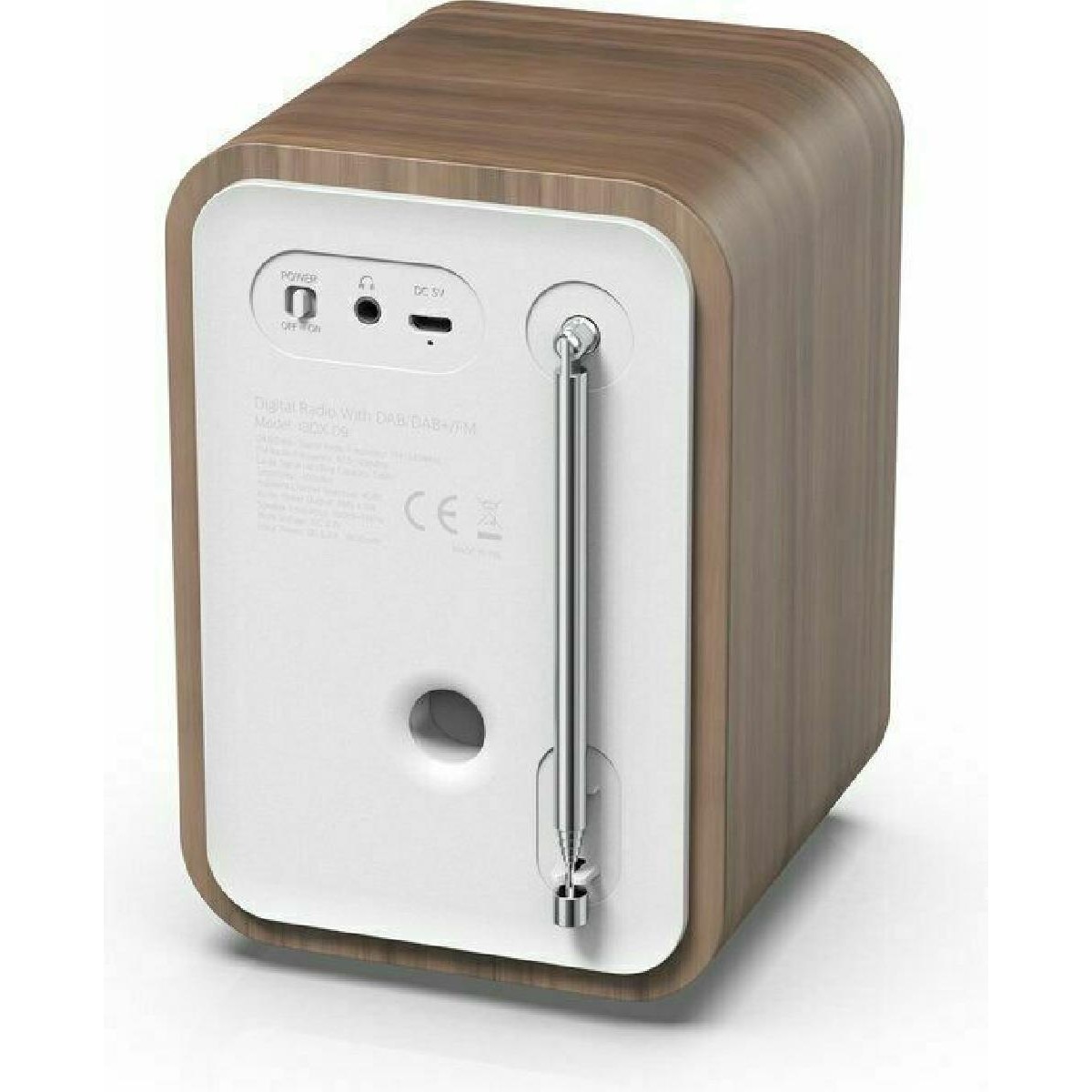 Denver DAB-48 FM Φορητό Ραδιόφωνο Ρεύματος DAB+ με Bluetooth white