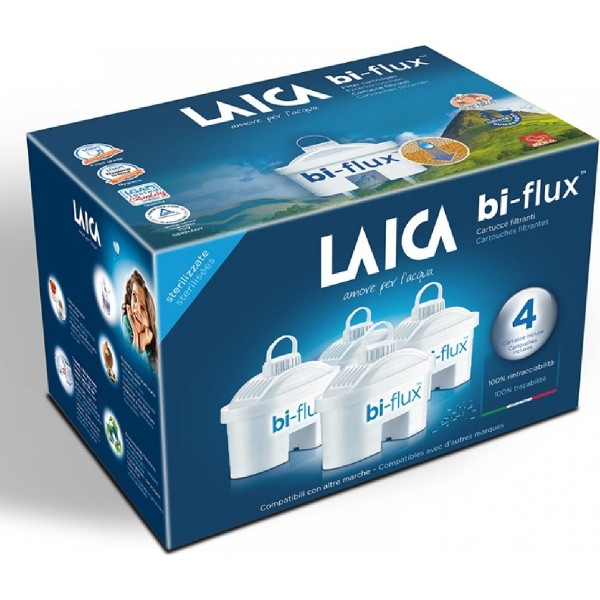 Laica Bi-Flux F4M Φίλτρο Νερού για Κανάτα  Laica 4 τμχ