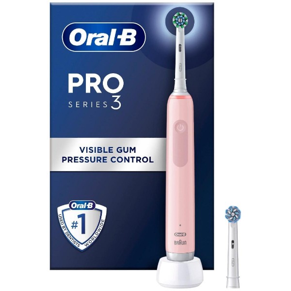 Oral-B Pro 3 3000 Cross Action toothbrush pink (802083)