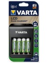 Varta LCD Plug Charger+ incl. 4x Mignon AA batteries 2100 mah (57687101441)