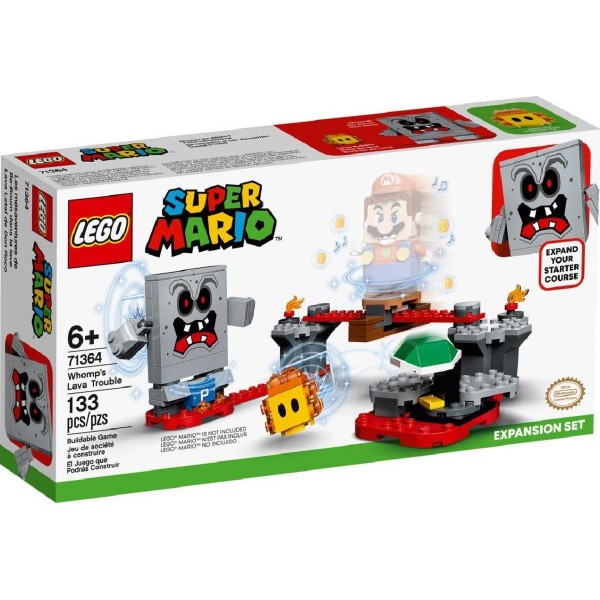 Lego Super Mario Whomps Lava Trouble Expansion Set 6+ (71364)