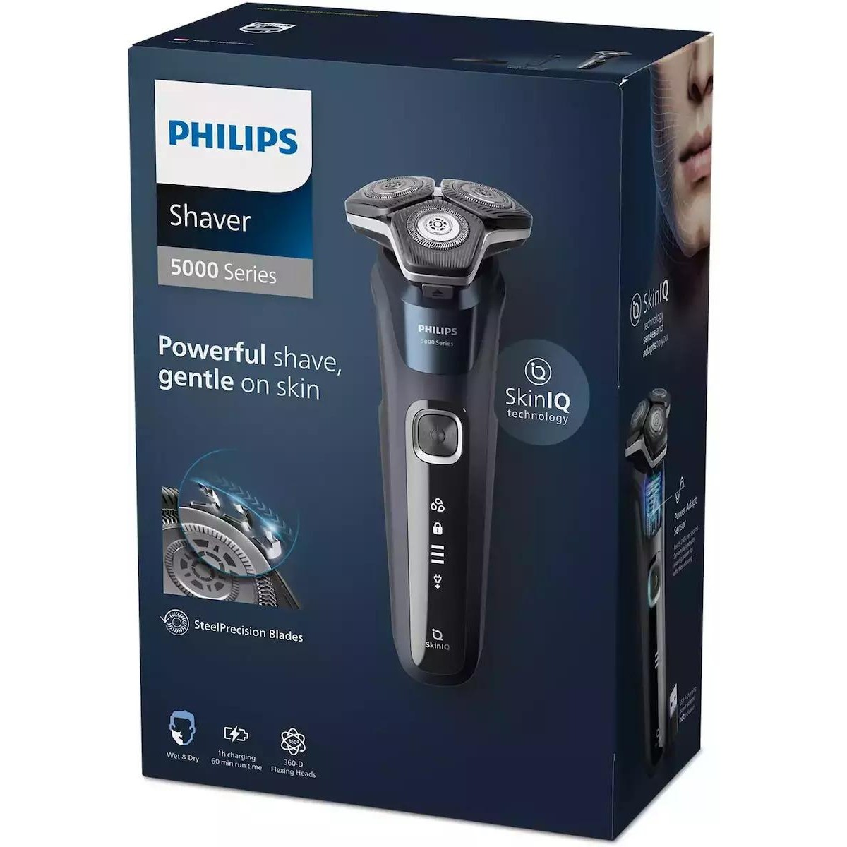 Philips Shaver Series 5000 S5885/25 Ξυριστική Μηχανή Προσώπου Επαναφορτιζόμενη