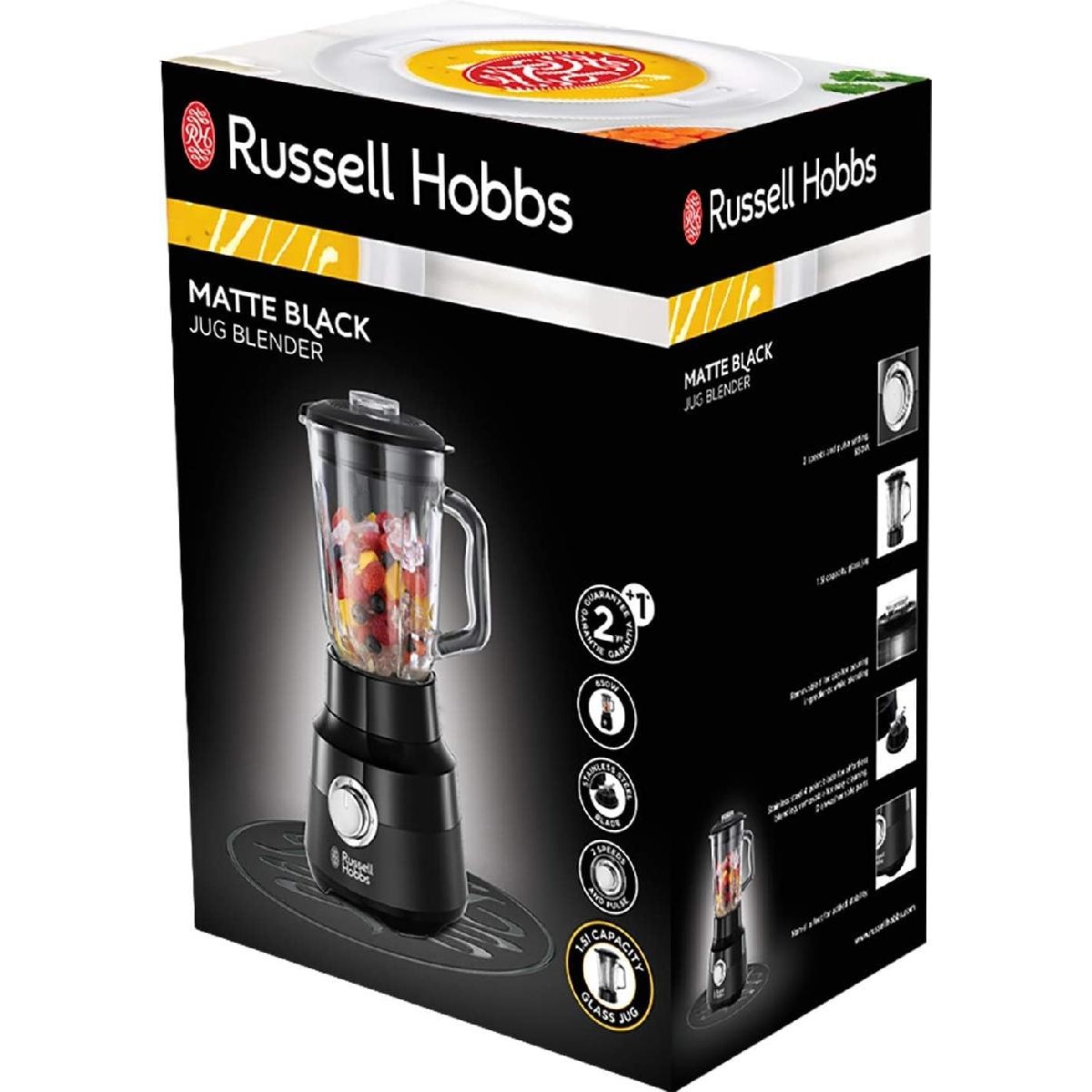 Russell Hobbs 24722-56 blender 650 watt 1,5 lt  Matte Black