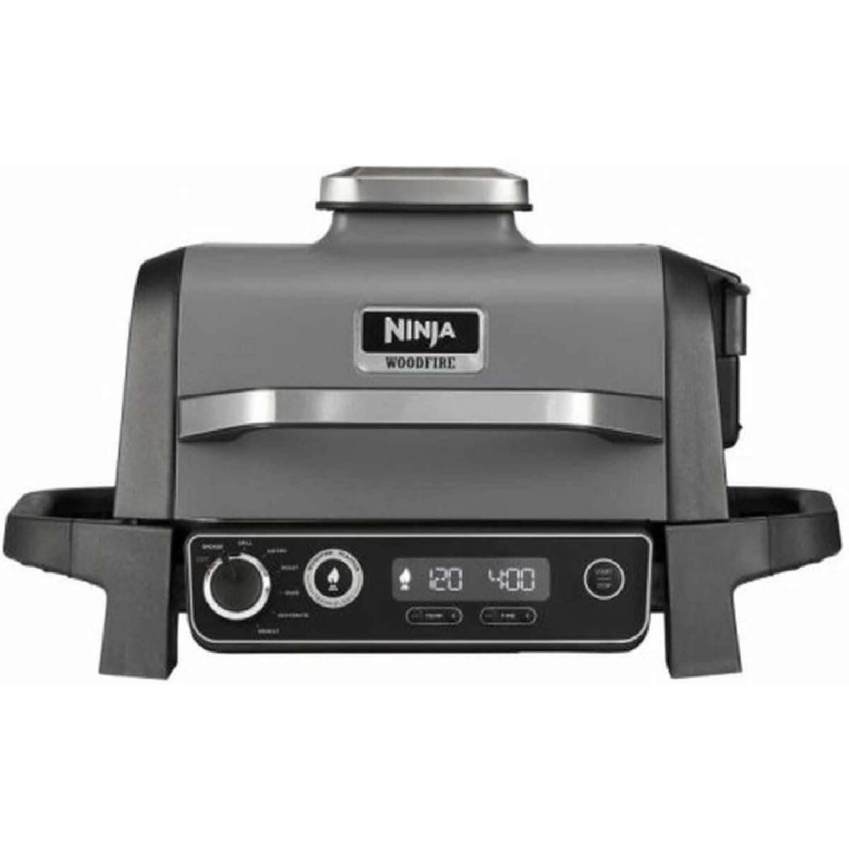 Ninja OG701EU Woodfire Outdoor Electric BBQ Table Grill & Smoker 2400 watt