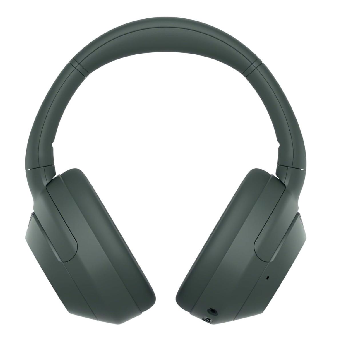 Sony WHULT900NH bluetooth headphones with ULT POWER SOUND & Noise Cancelling  Forest Gray