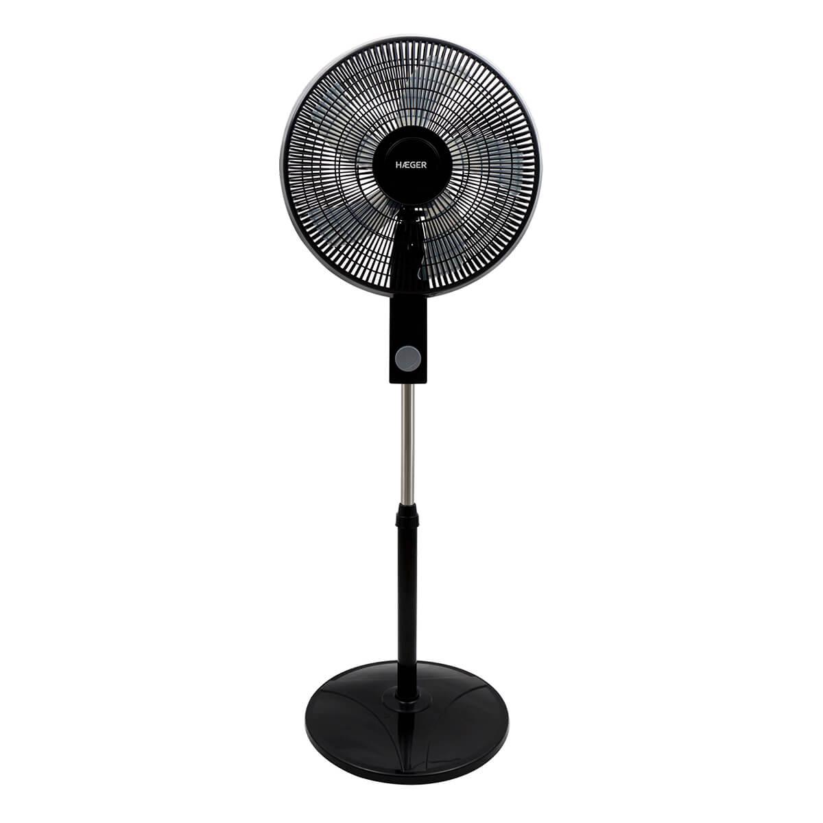 Haeger Smooth Wind SF-16B.014A Ανεμιστήρας Ορθοστάτης 45 watt 40cm black