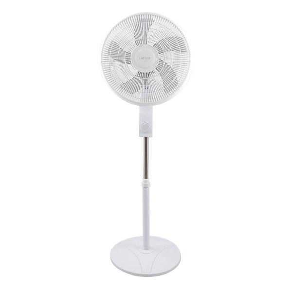 Haeger Smooth Wind SF-16W.015A Ανεμιστήρας Ορθοστάτης 45 watt 40cm white
